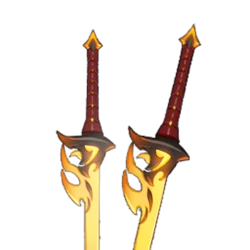 Crimson Flame Dual Swords Dual Swords