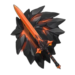 Crimson Flame Sword and Shield Shield