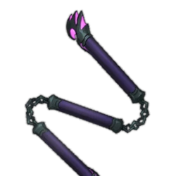 Jet-black Nunchaku Nunchaku